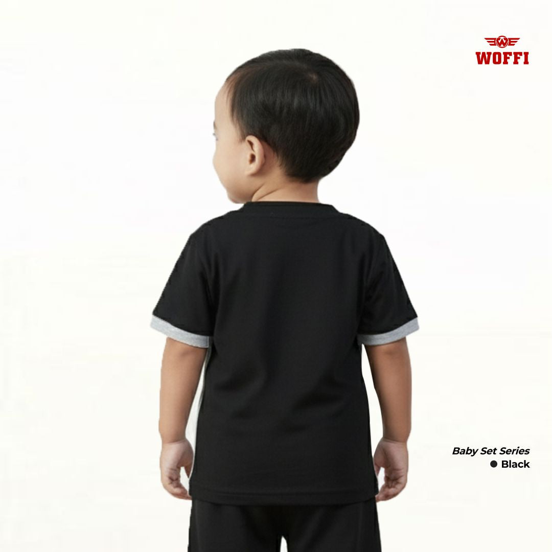 Woffi Setelan Baju Bayi + Celana Bayi - Sporty Baby Set Kaos