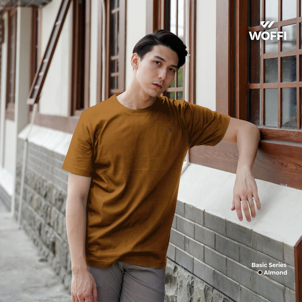 Woffi Man Kaos Pria - Draco Basic T-Shirt