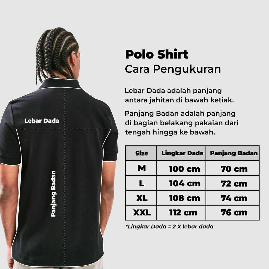 Woffi Man Kaos Kerah Pria - Cedric Basic Polo Shirt