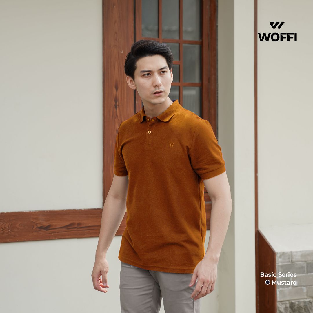 Woffi Man Kaos Kerah Pria - Cedric Basic Polo Shirt