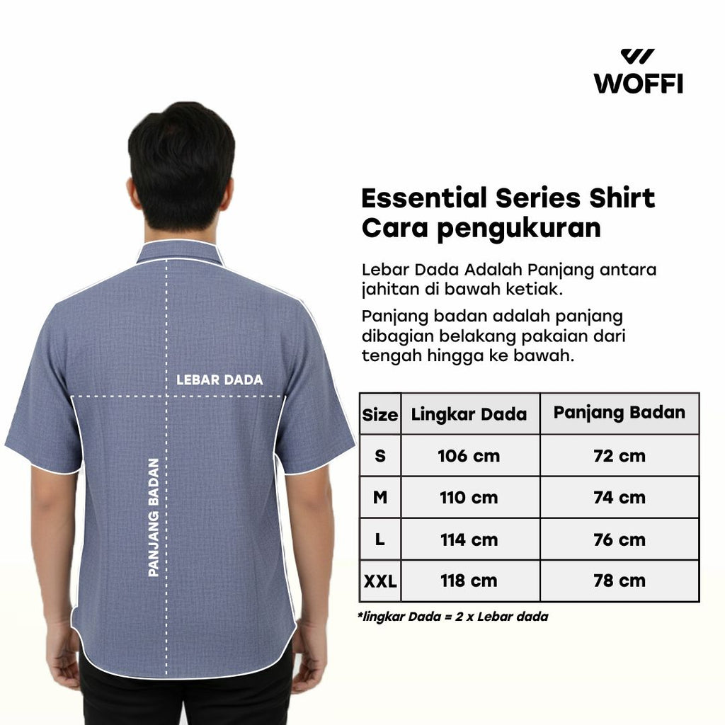 Woffi Man Kemeja - Essential Series Shirt #2