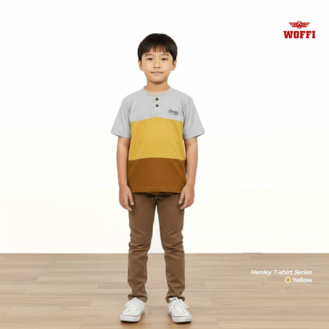 Woffi Kaos Anak Polo & Henley Colour Combination