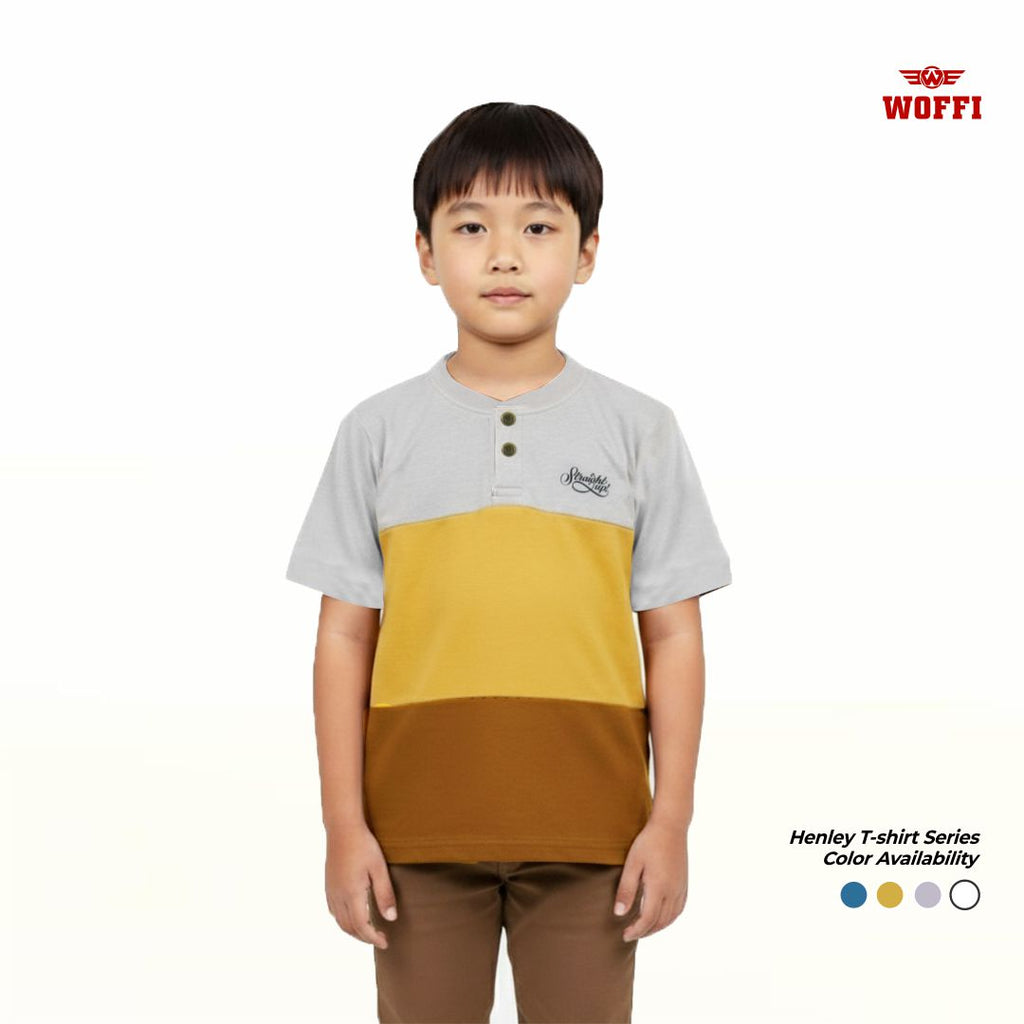 Woffi Kaos Anak Polo & Henley Colour Combination