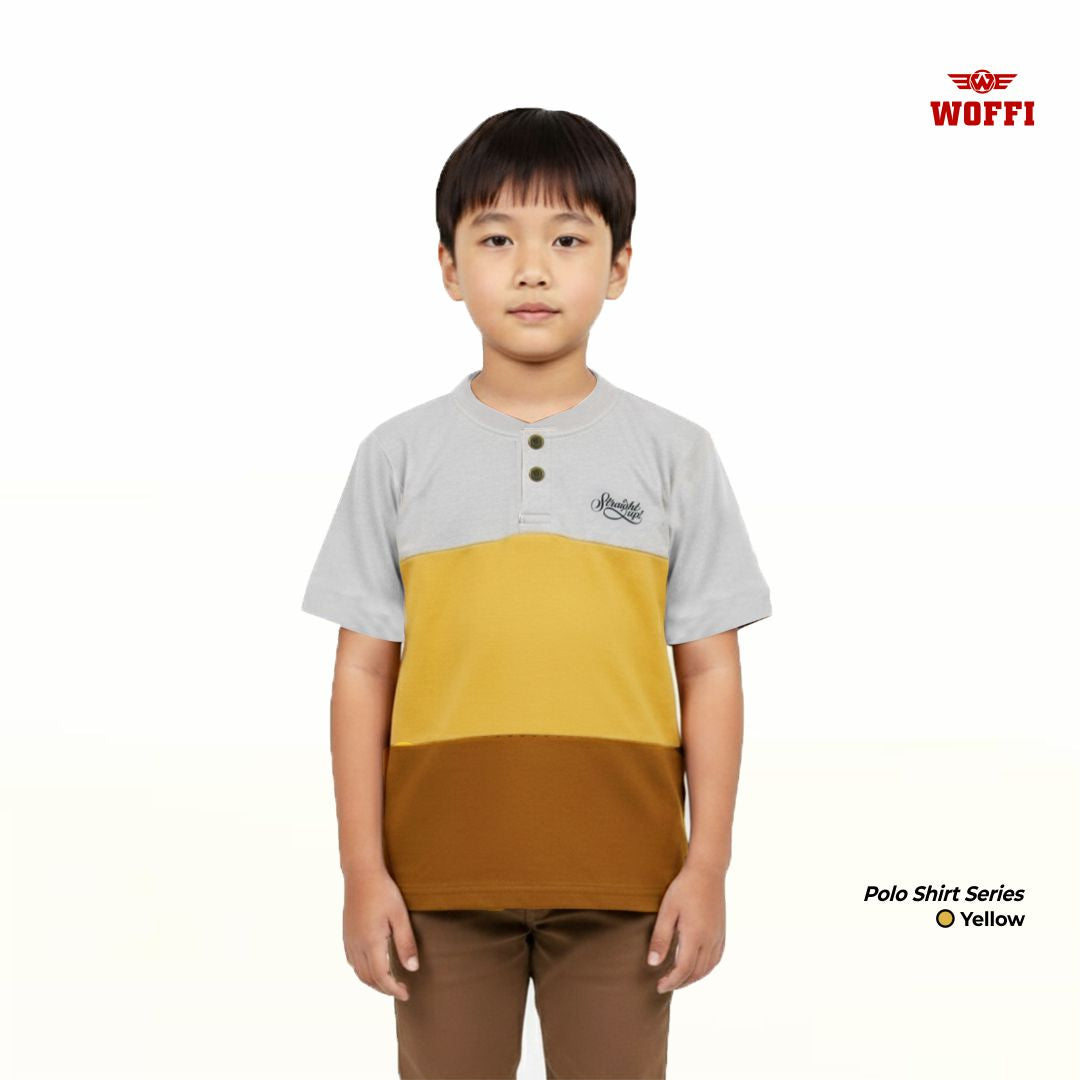 Woffi Kaos Anak Polo & Henley Colour Combination