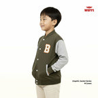 Woffi Jaket Anak Bordir Bulu Handuk Timbul