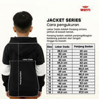 Woffi Jaket Anak Bordir Bulu Handuk Timbul