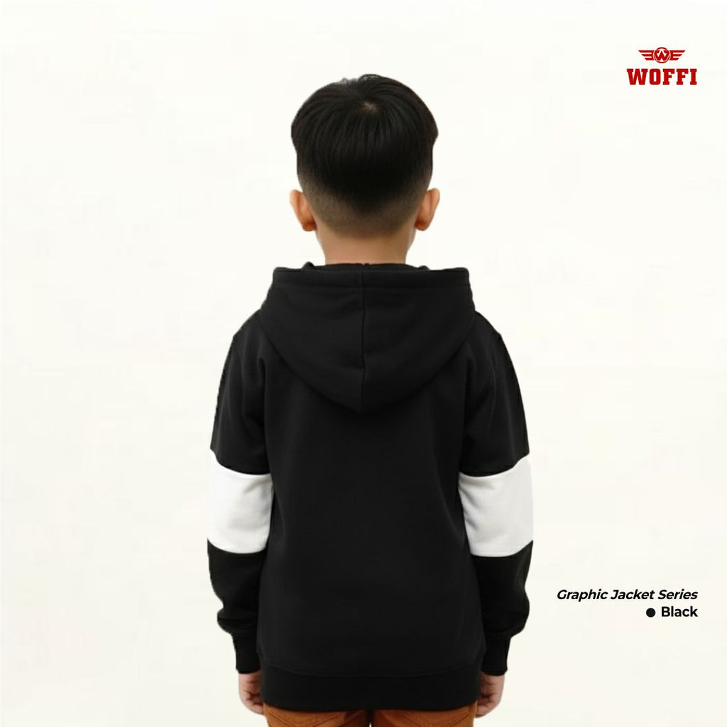 Woffi Jaket Anak Sablon