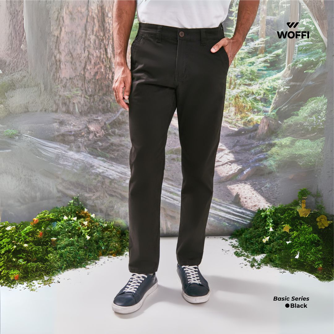 Woffi Man Celana Panjang - Dalton Basic Chinos Slimfit