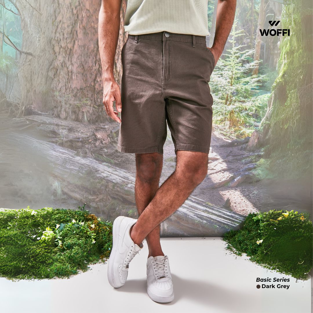 Woffi Man Celana Pendek - Landon Basic Chinos