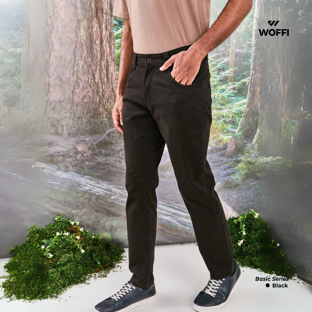 Woffi Man Celana Panjang - Clayton Basic Chinos Slimfit