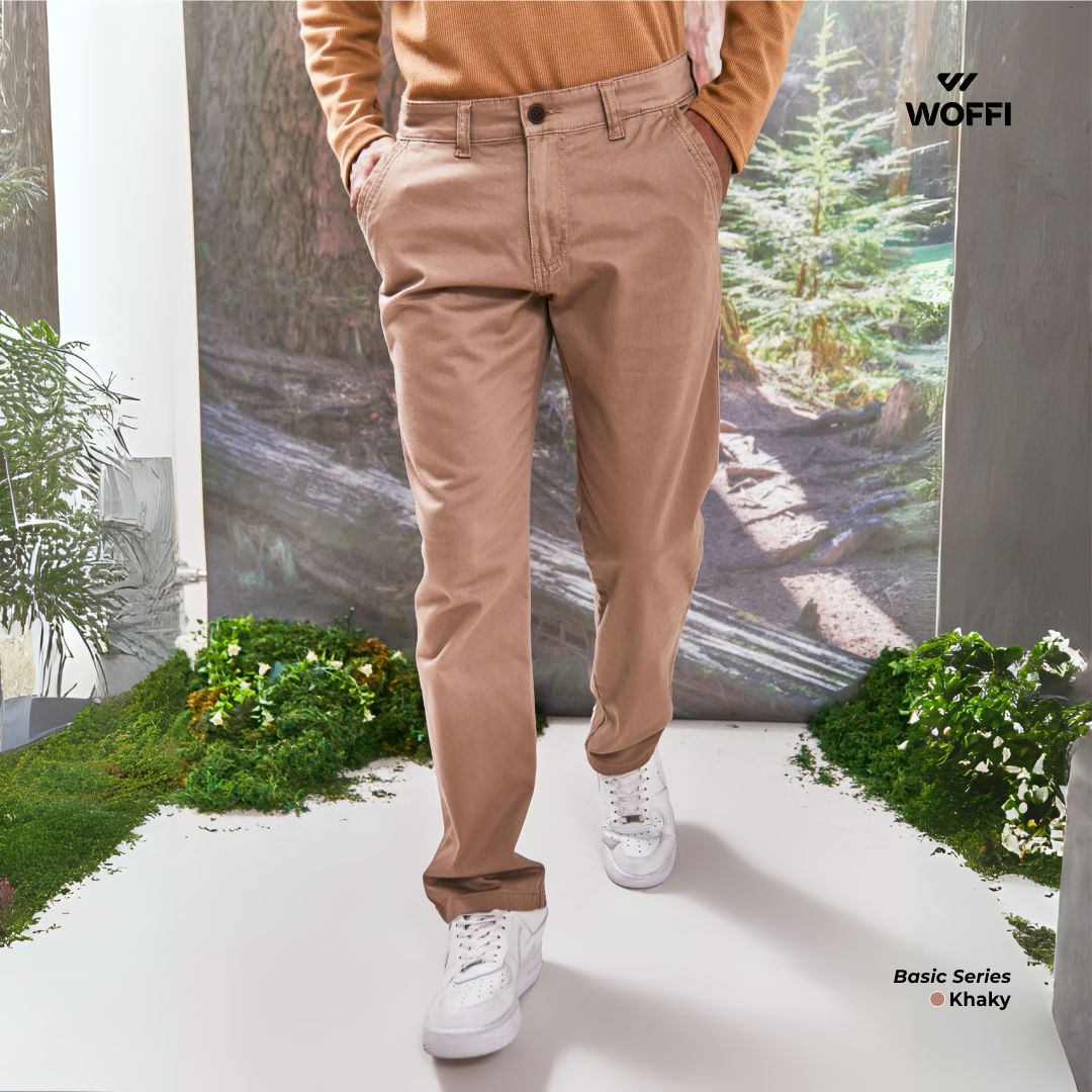 Woffi Man Celana Panjang - Dalton Basic Chinos Slimfit