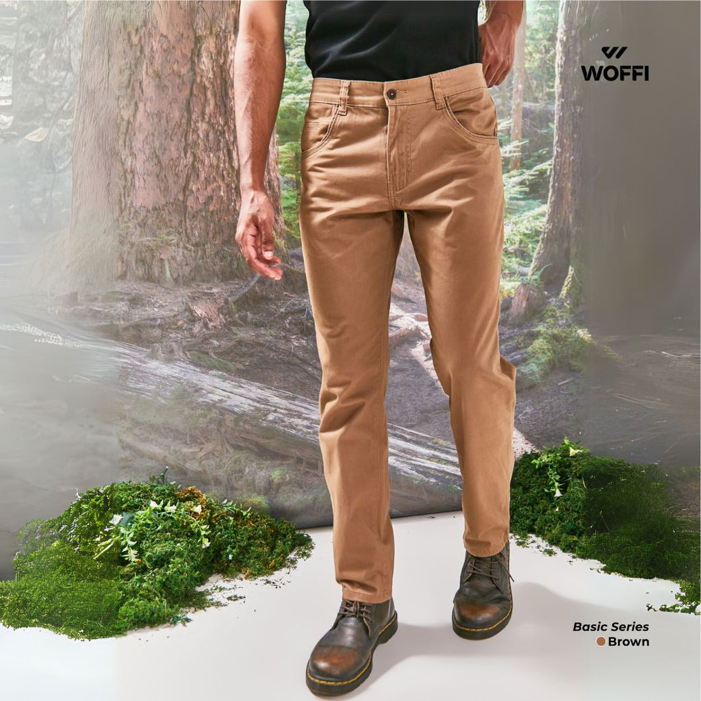 Woffi Man Celana Panjang - Clayton Basic Chinos Slimfit