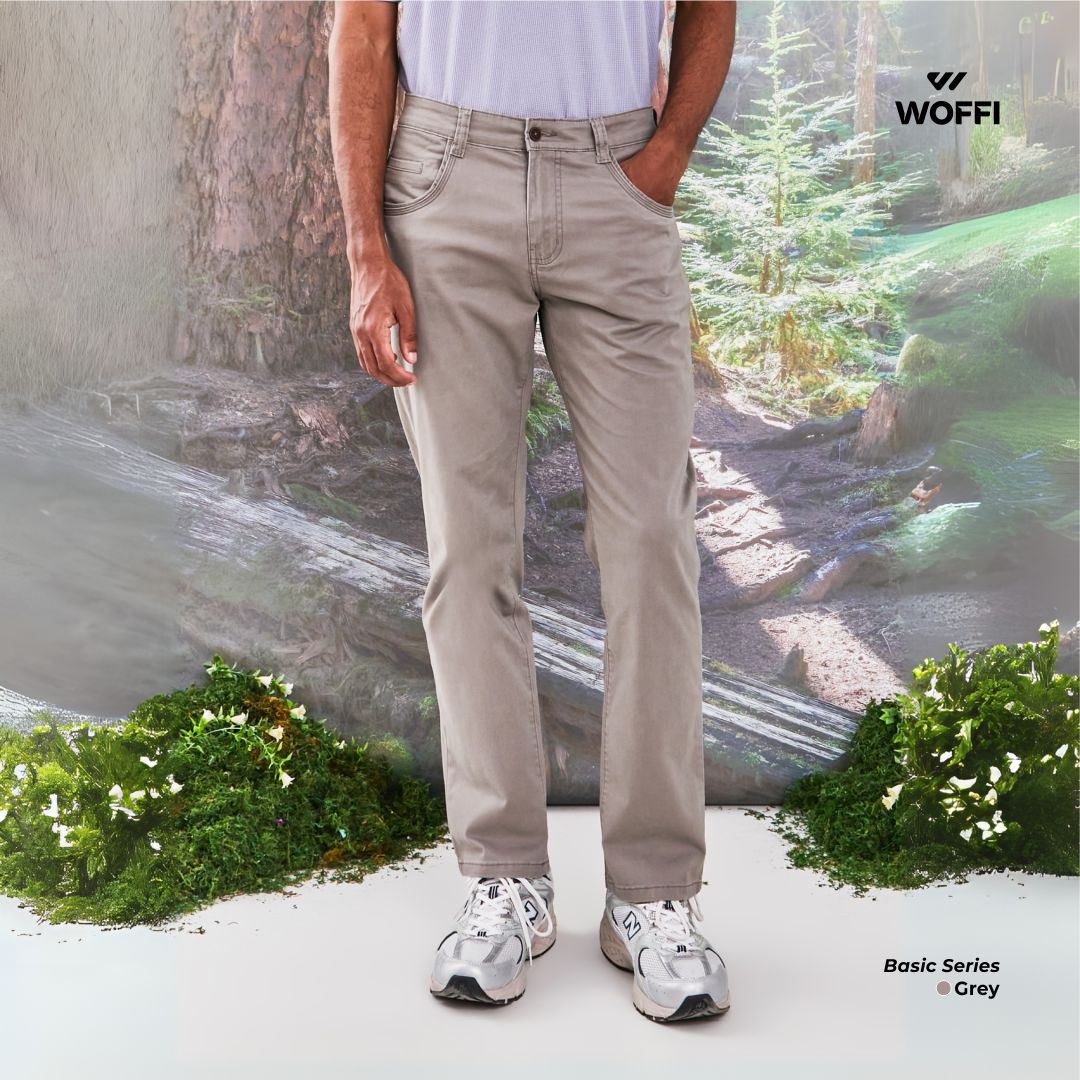 Woffi Man Celana Panjang - Clayton Basic Chinos Slimfit