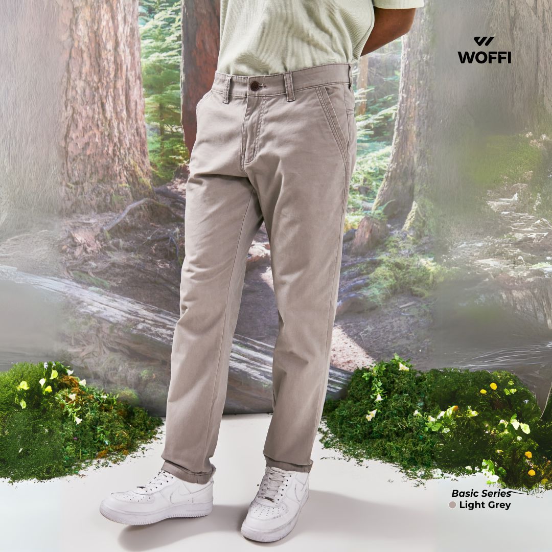 Woffi Man Celana Panjang - Dalton Basic Chinos Slimfit