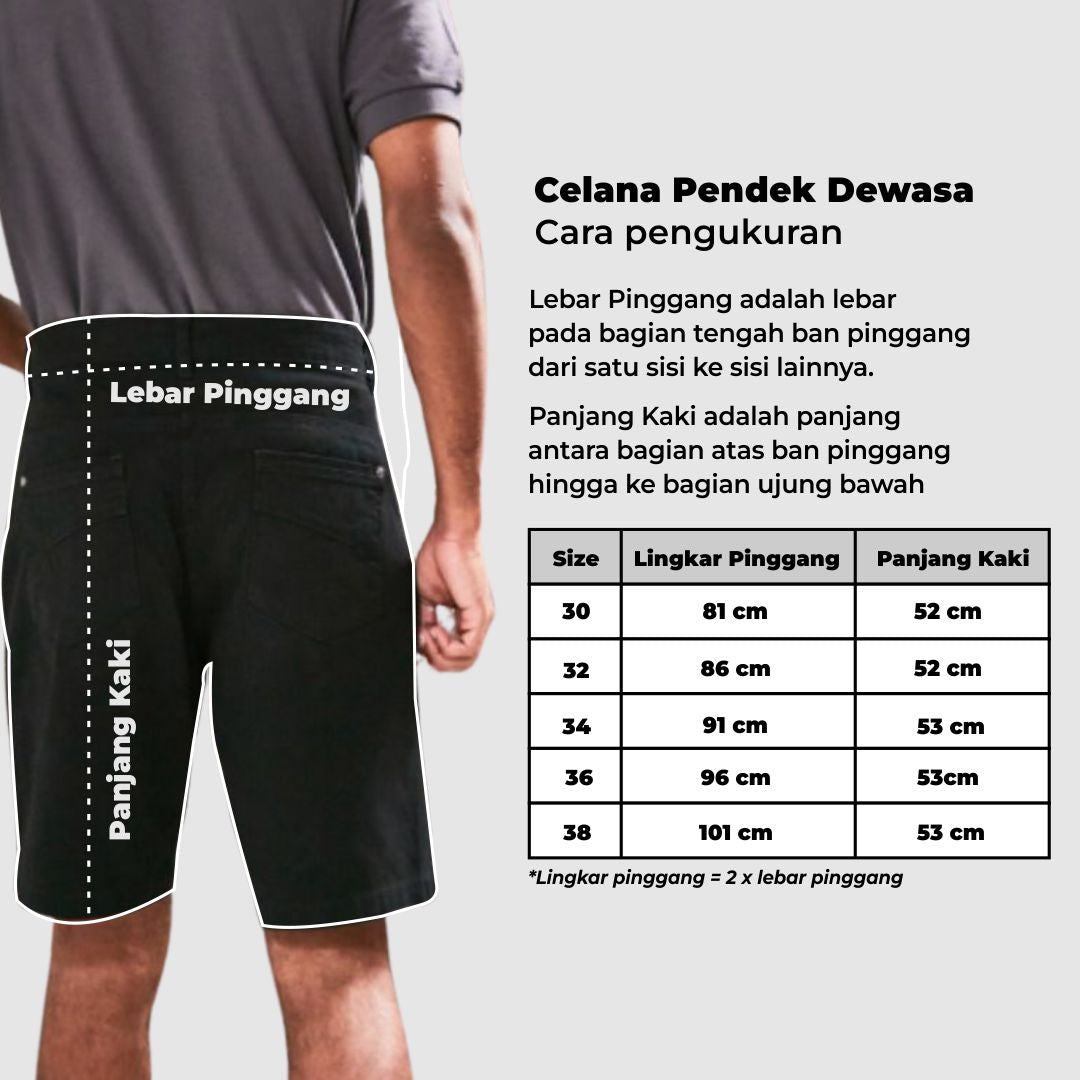 Woffi Man Celana Pendek - Elton Basic Chinos