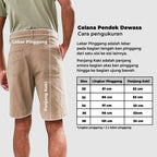 Woffi Man Celana Pendek - Landon Basic Chinos