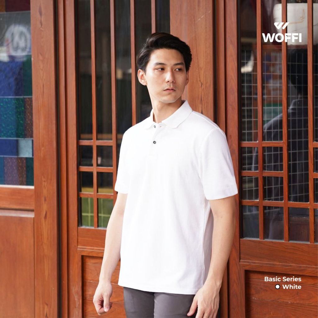 Woffi Man Kaos Kerah Pria - Eldric Basic Polo Shirt