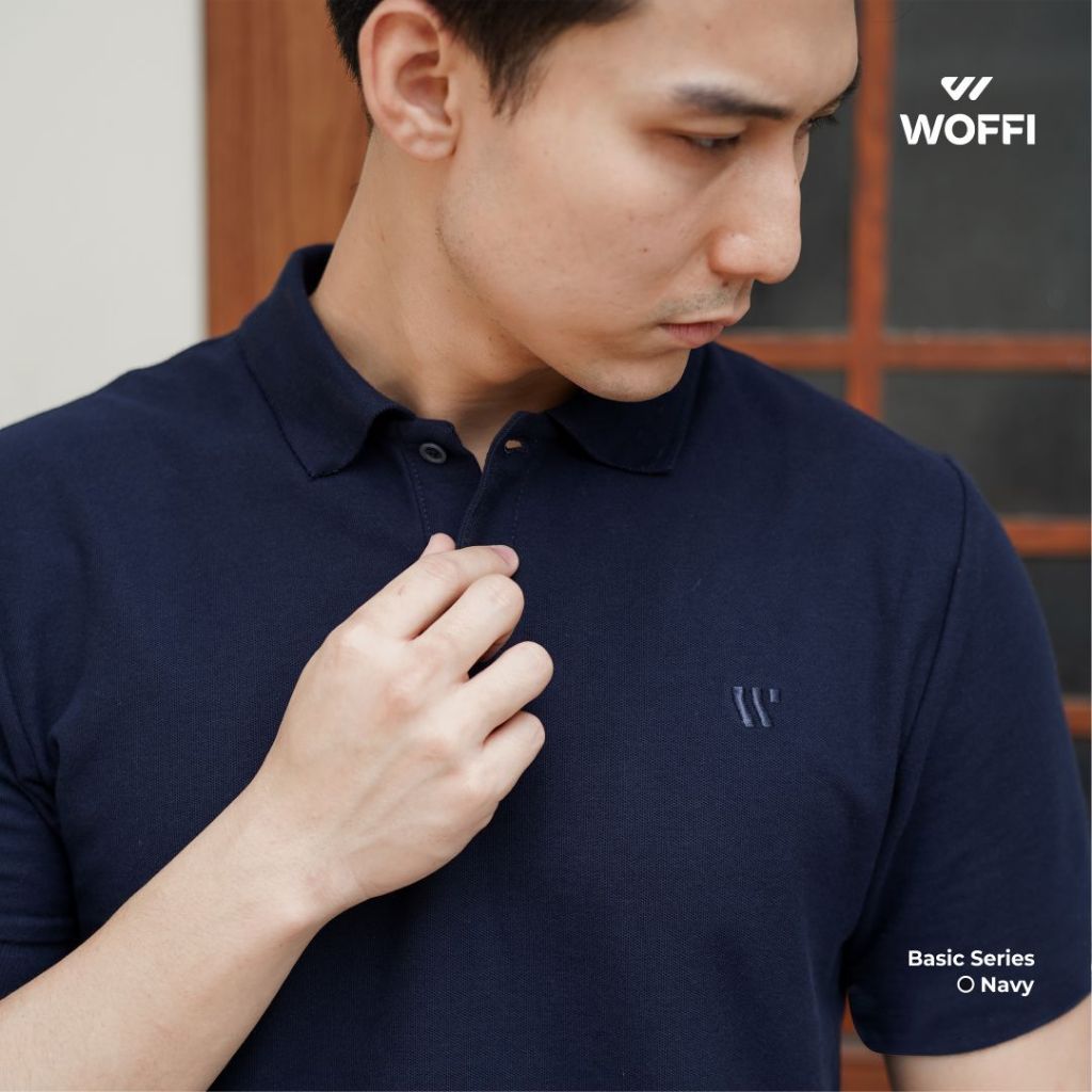Woffi Man Kaos Kerah Pria - Eldric Basic Polo Shirt