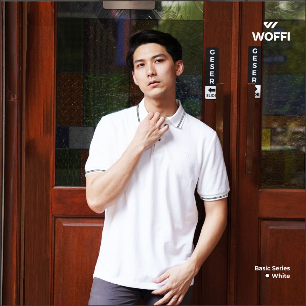 Woffi Man Kaos Kerah Pria - Theo Basic Polo Shirt