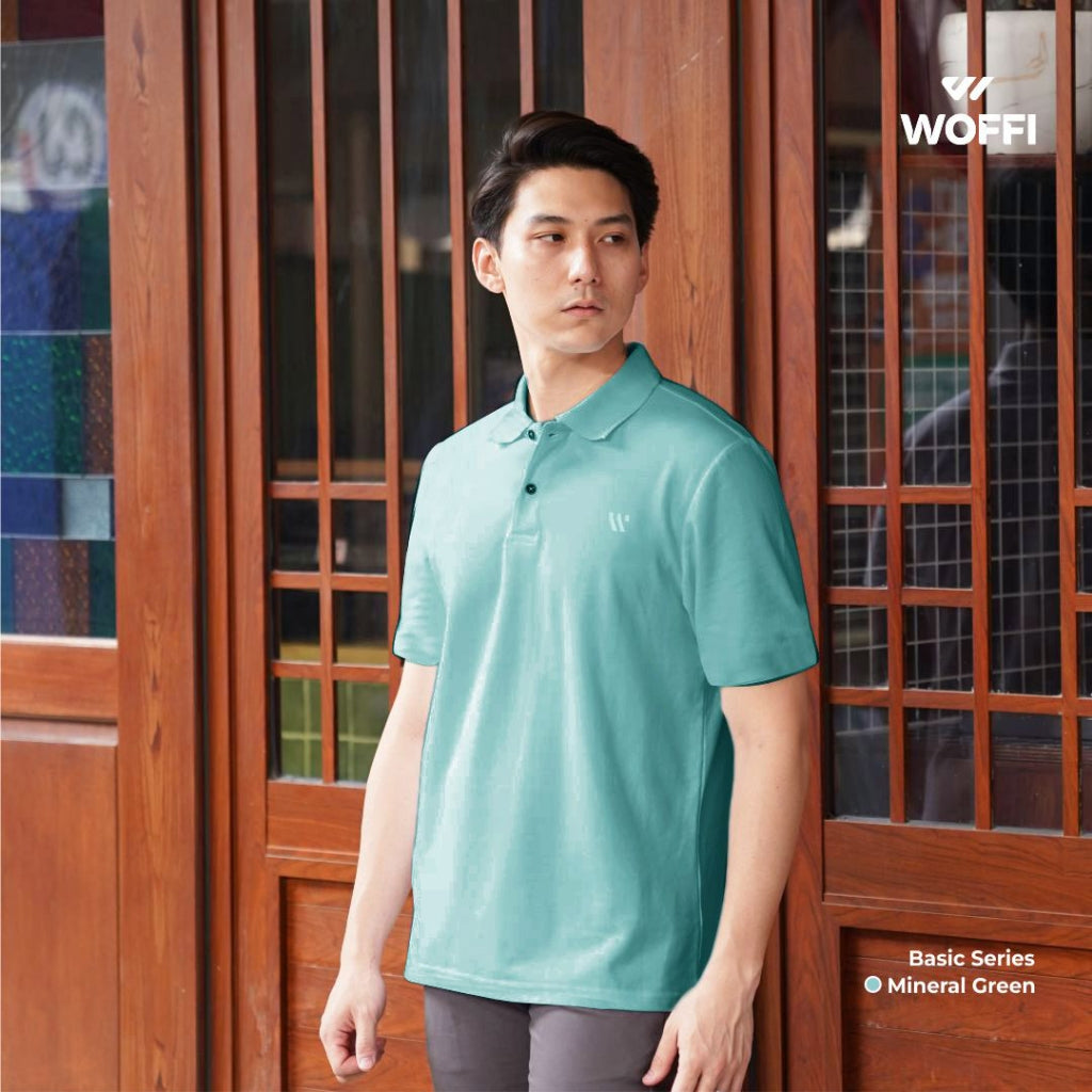 Woffi Man Kaos Kerah Pria - Eldric Basic Polo Shirt