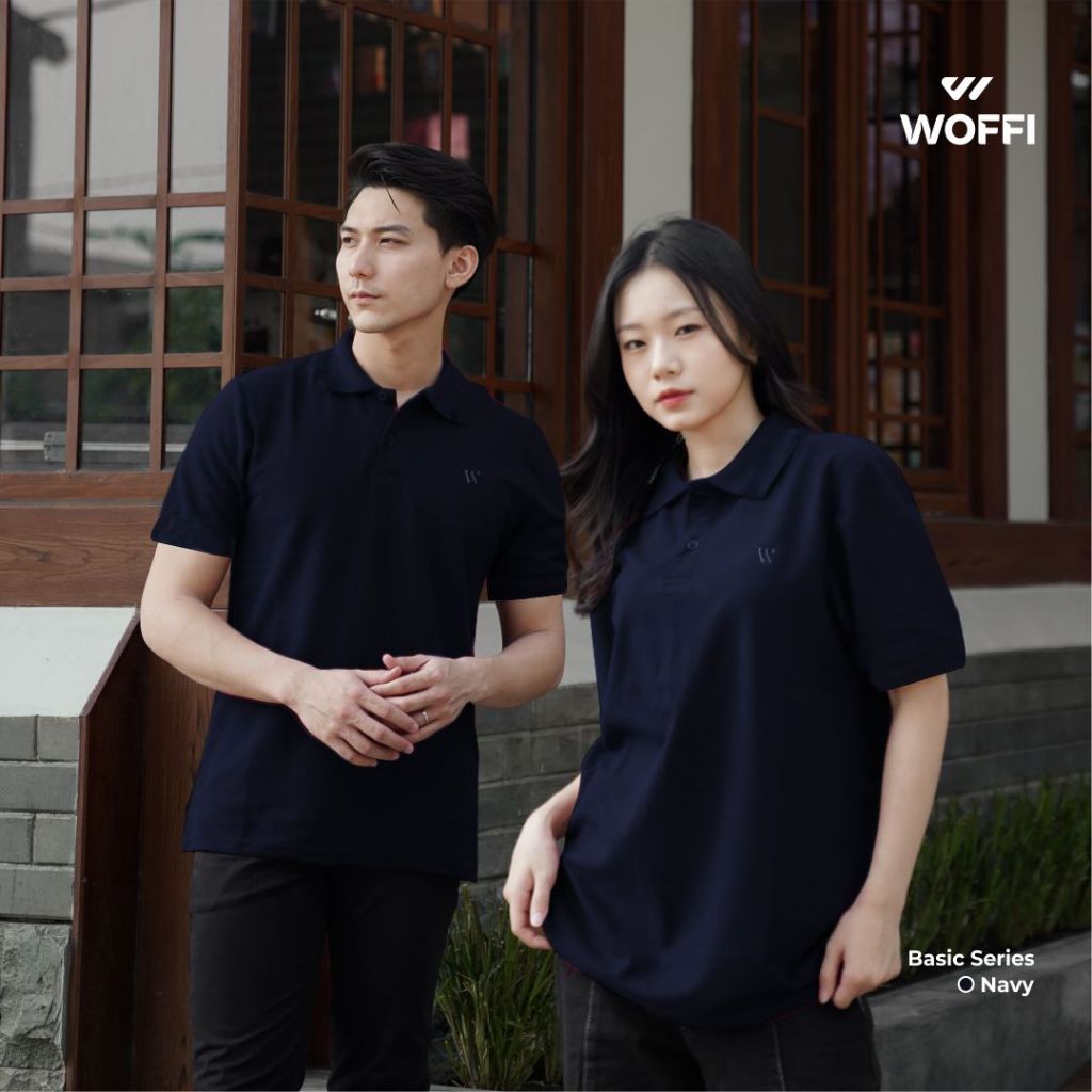 Woffi Man Kaos Kerah Pria - Eldric Basic Polo Shirt