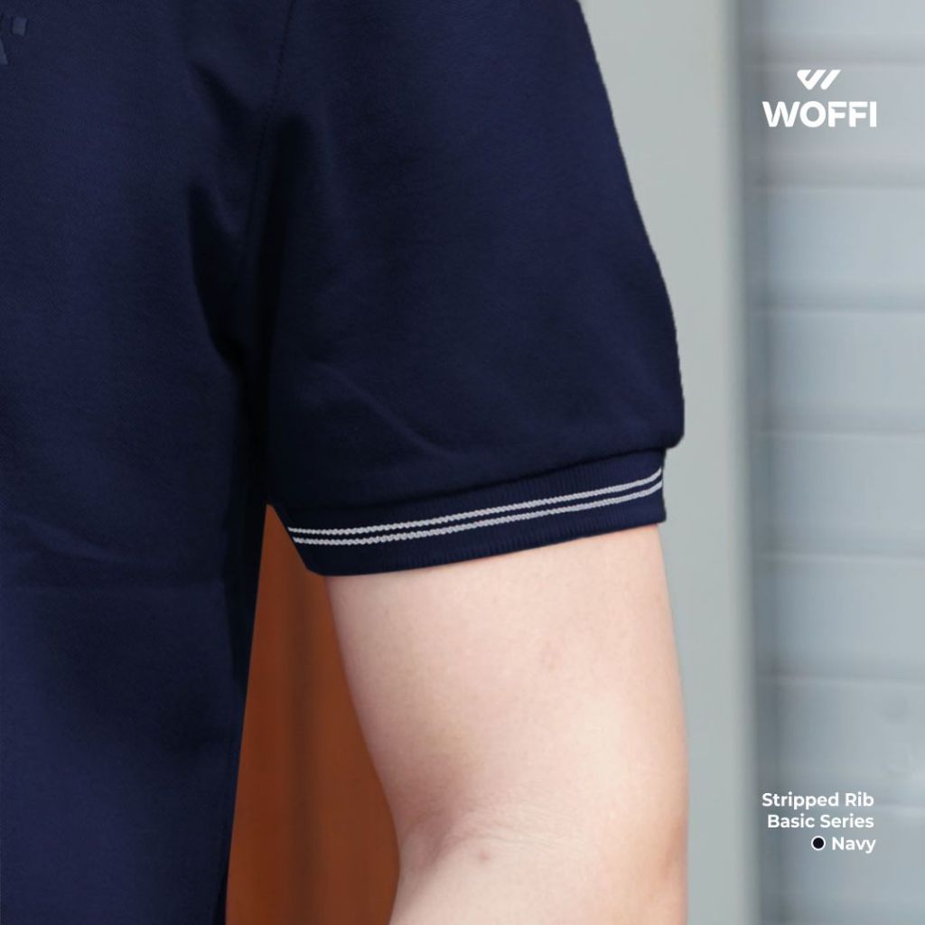Woffi Man Kaos Kerah Pria - Theo Basic Polo Shirt