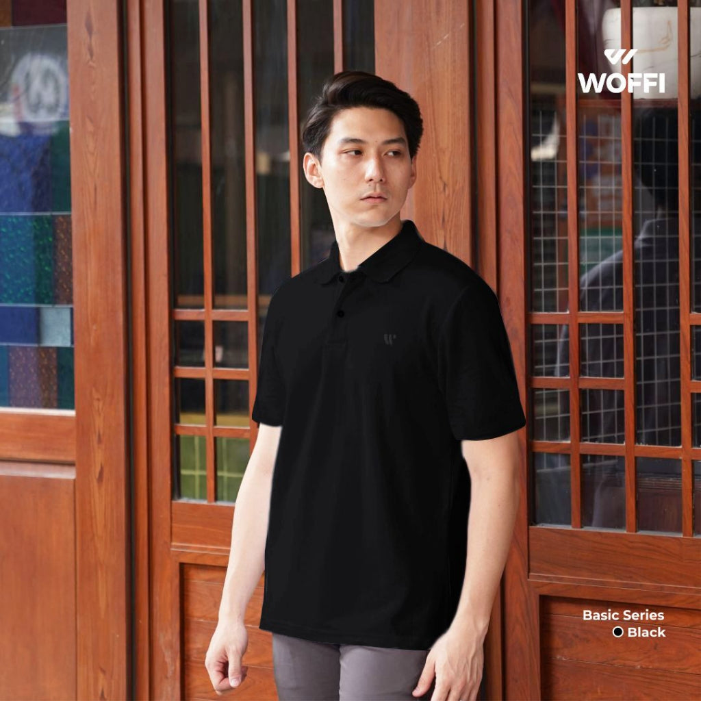 Woffi Man Kaos Kerah Pria - Eldric Basic Polo Shirt