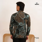 Woffi Man Kemeja Batik - Chaka Regular Fit Cotton Long Print