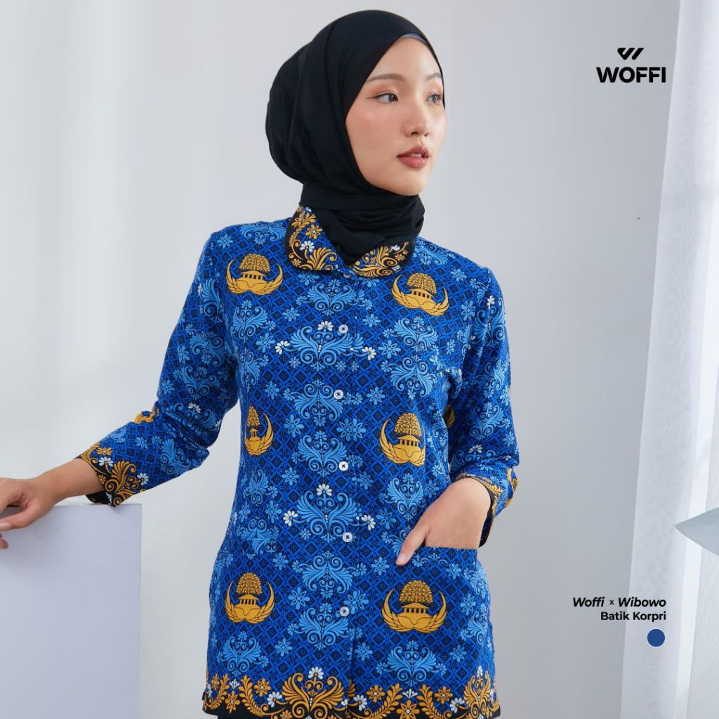 Woffi Man x Batik Wibowo - Seragam Kemeja Batik Korpri
