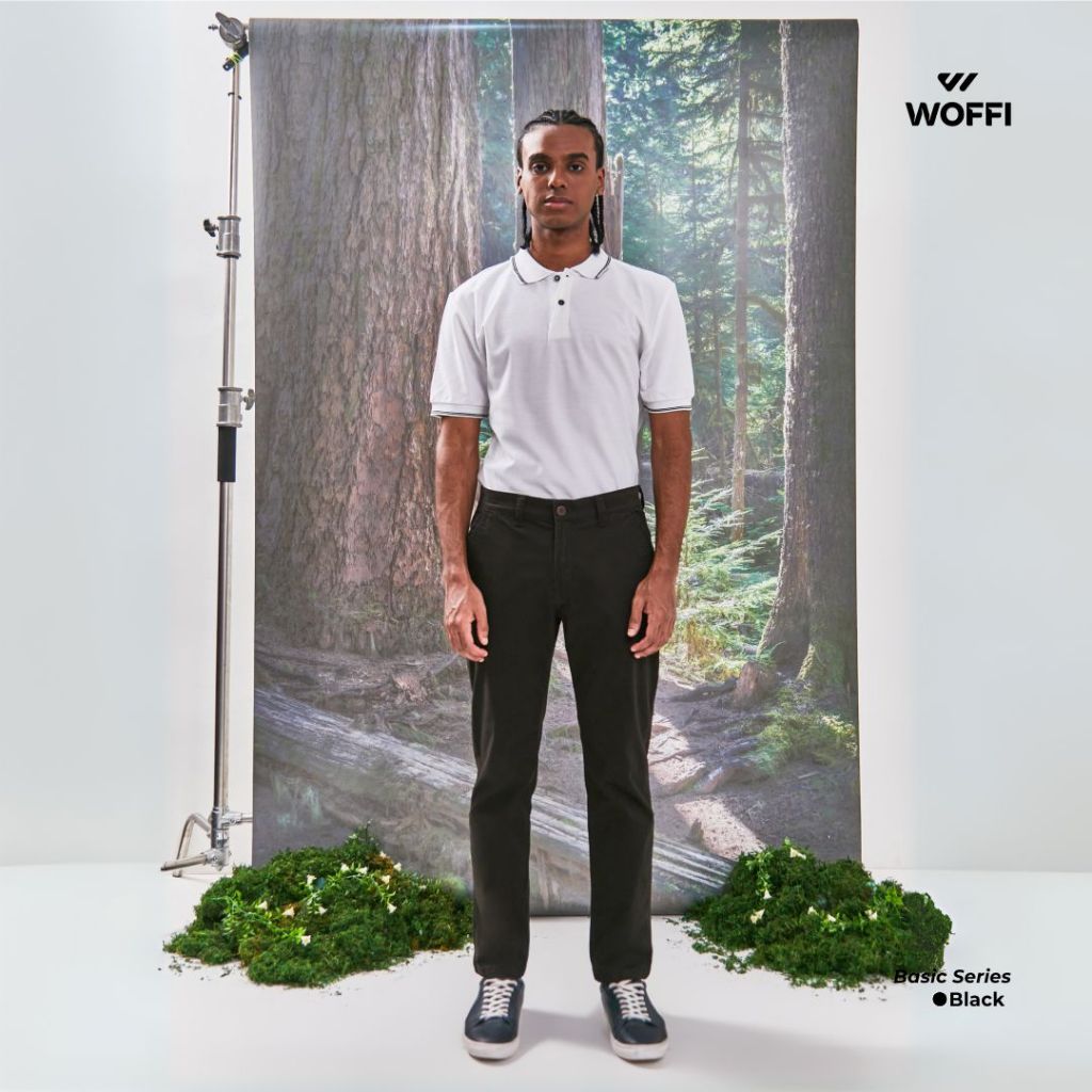 Woffi Man Celana Panjang - Dalton Basic Chinos Slimfit