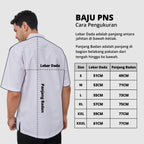 Woffi Man Kemeja - Seragam Putih PDH PNS ASN Lengan Pendek