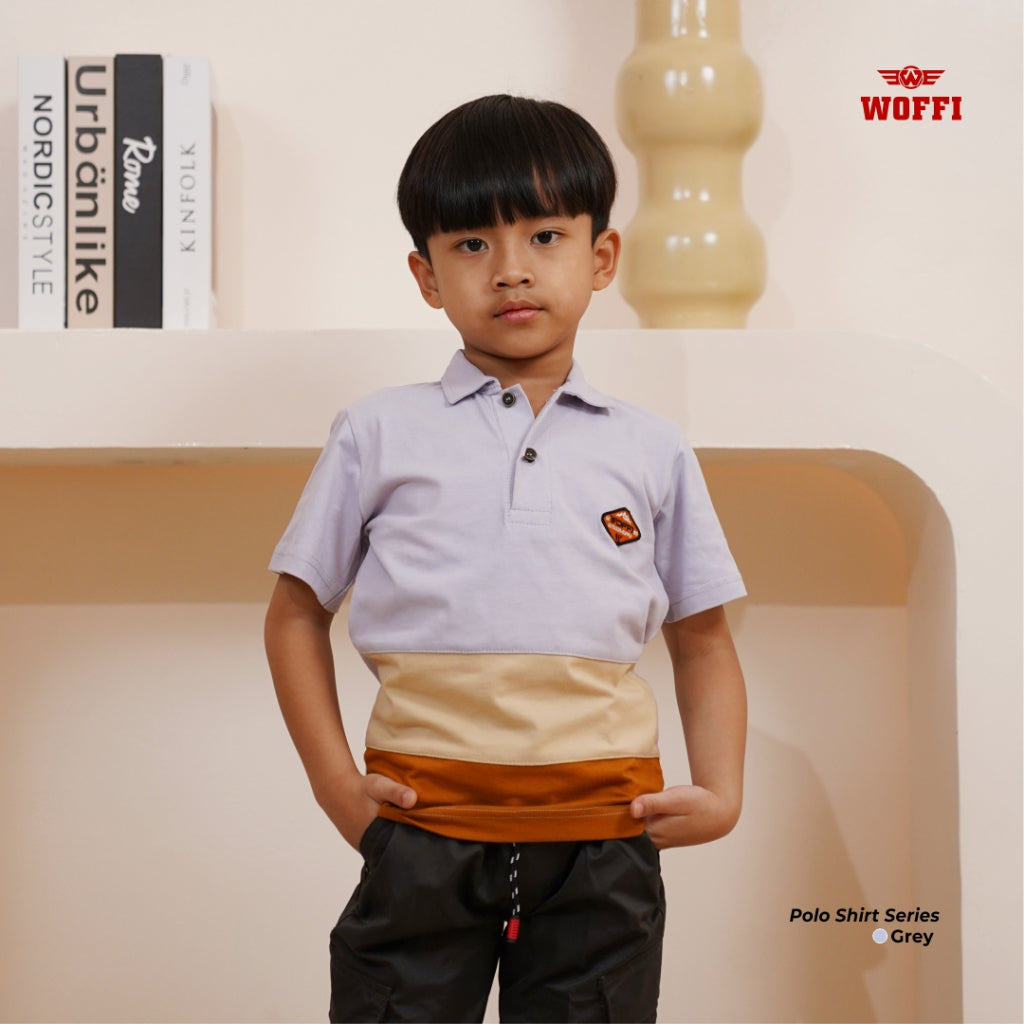 Woffi Kaos Anak Polo & Henley Colour Combination