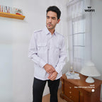 Woffi Man Kemeja - Seragam Putih PDH PNS ASN Lengan Panjang