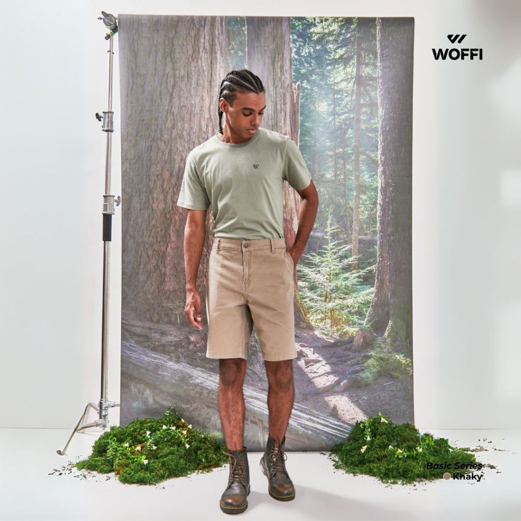 Woffi Man Celana Pendek - Landon Basic Chinos