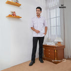 Woffi Man Kemeja - Seragam Putih PDH PNS ASN Lengan Pendek