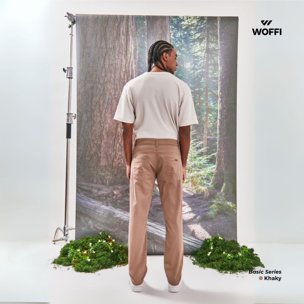 Woffi Man Celana Panjang - Clayton Basic Chinos Slimfit