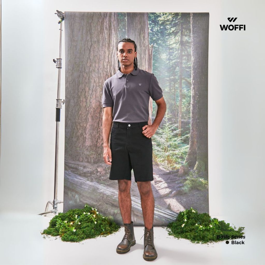 Woffi Man Celana Pendek - Elton Basic Chinos