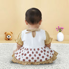 Woffi Setelan Baju Bayi + Celana Bayi - Big Polkadot & Stripes Series