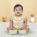 Woffi Setelan Baju Bayi + Celana Bayi - Big Polkadot & Stripes Series