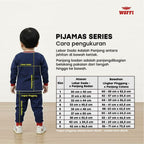 Woffi Setelan Piyama Anak Karakter Lucu Lengan Panjang