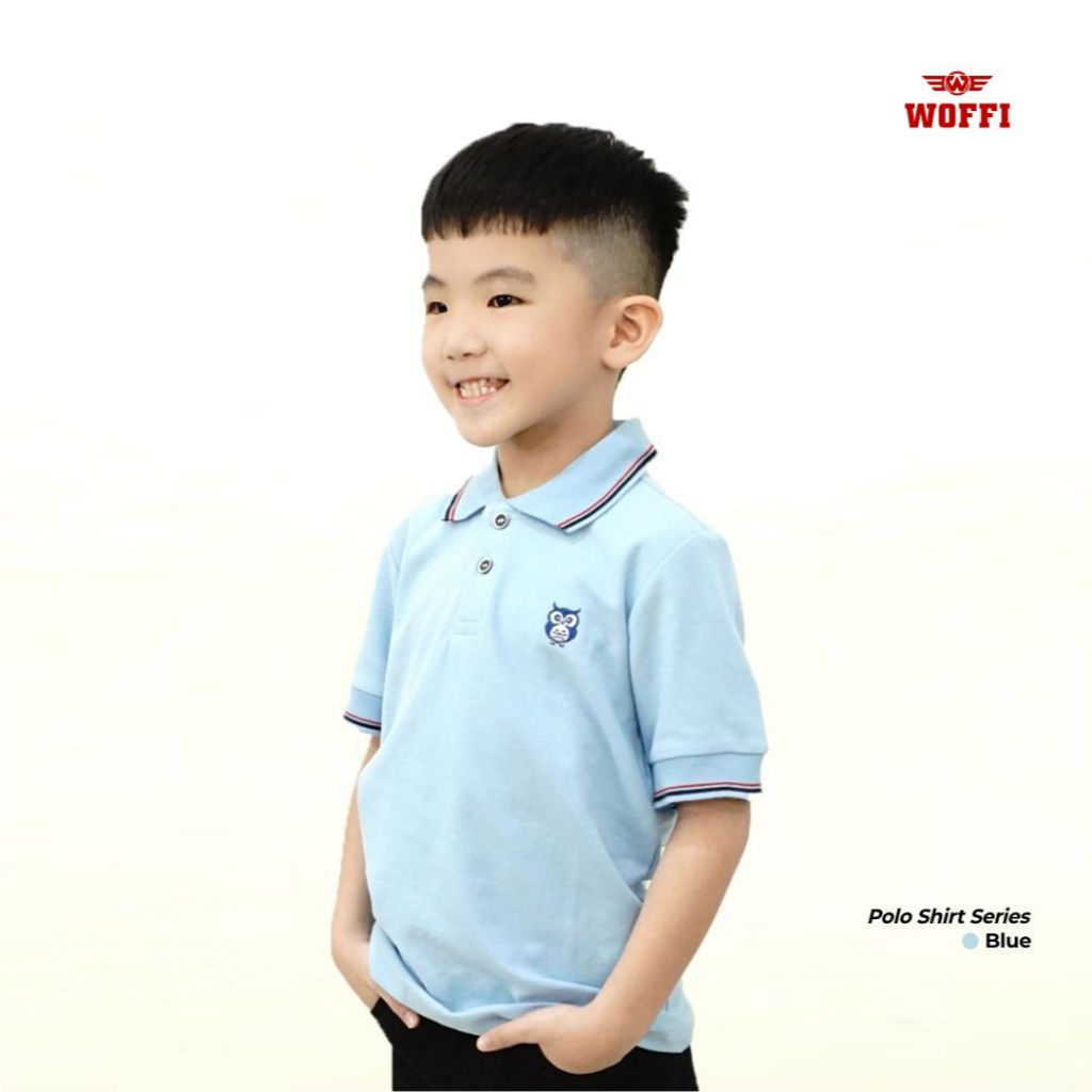 Woffi Kaos Anak Polo Owl Basic Colour