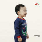 Woffi Setelan Piyama Anak Karakter Lucu Lengan Panjang