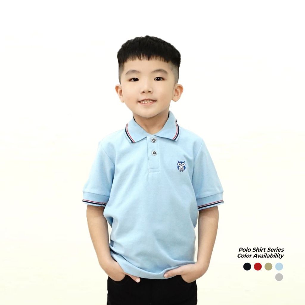 Woffi Kaos Anak Polo Owl Basic Colour