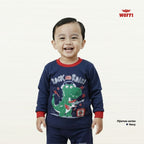 Woffi Setelan Piyama Anak Karakter Lucu Lengan Panjang