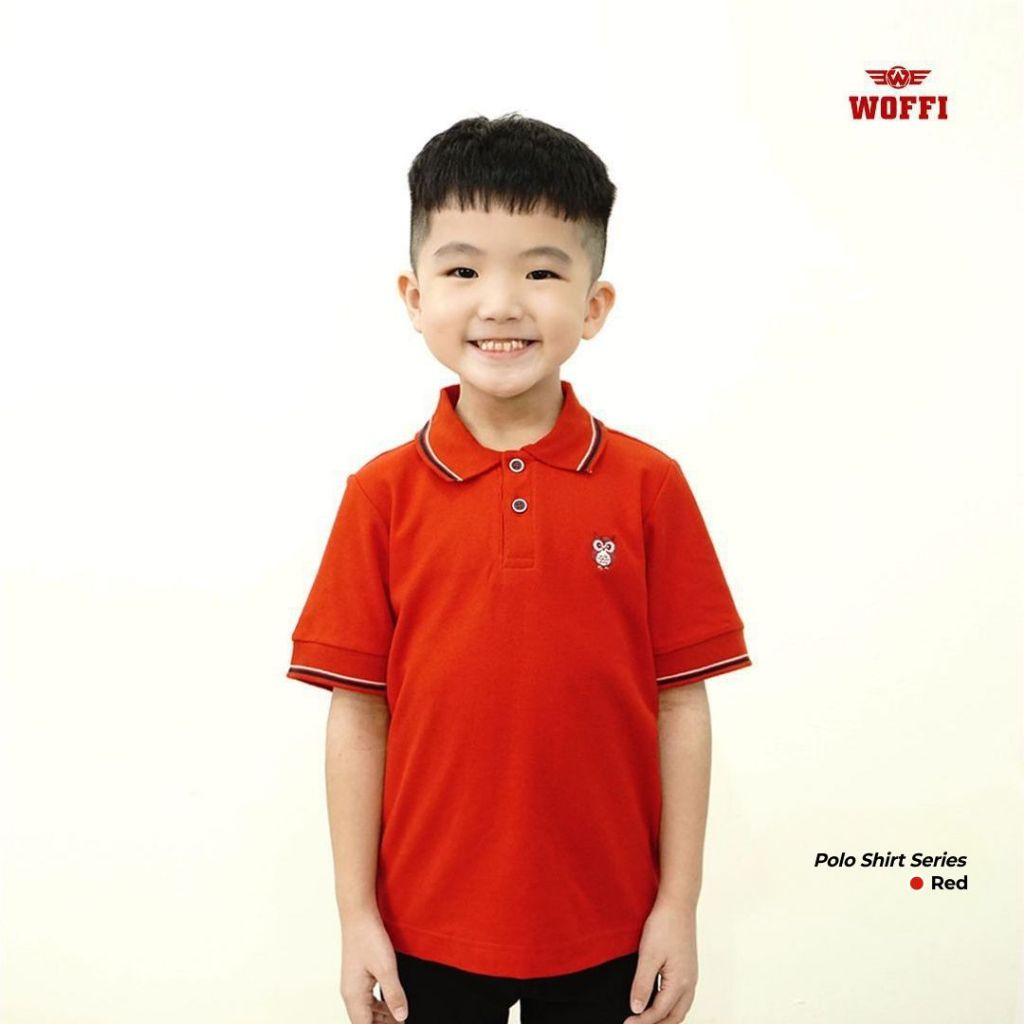 Woffi Kaos Anak Polo Owl Basic Colour