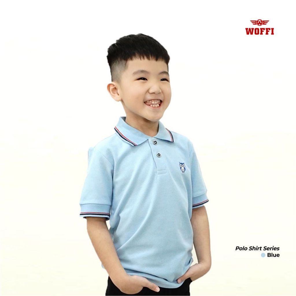 Woffi Kaos Anak Polo Owl Basic Colour
