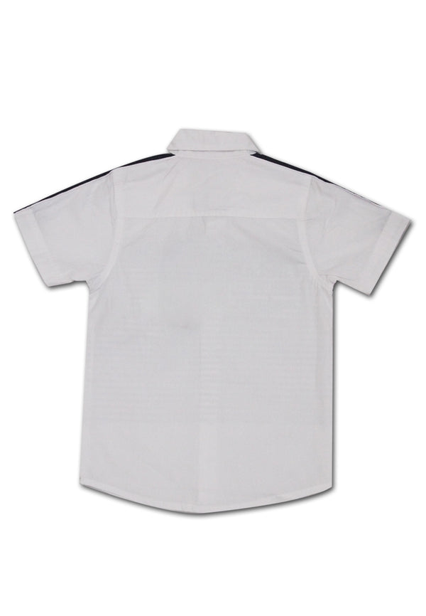 Woffi England Street Wear Cotton Shirt Putih