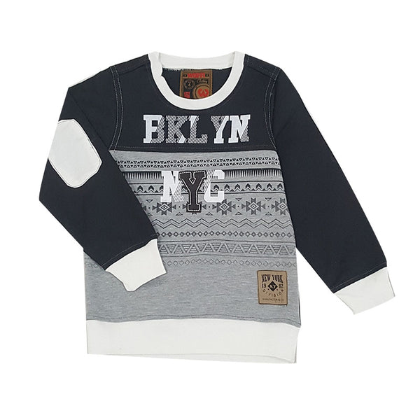 Woffi Sweater Anak Brooklyn NYC Putih