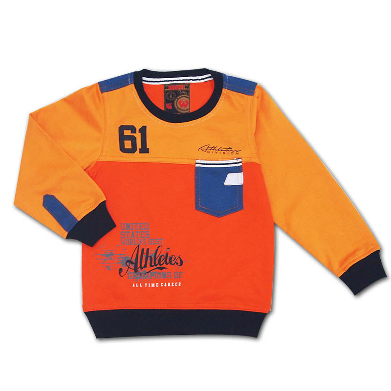 Woffi Sweater Anak Athletes Orange