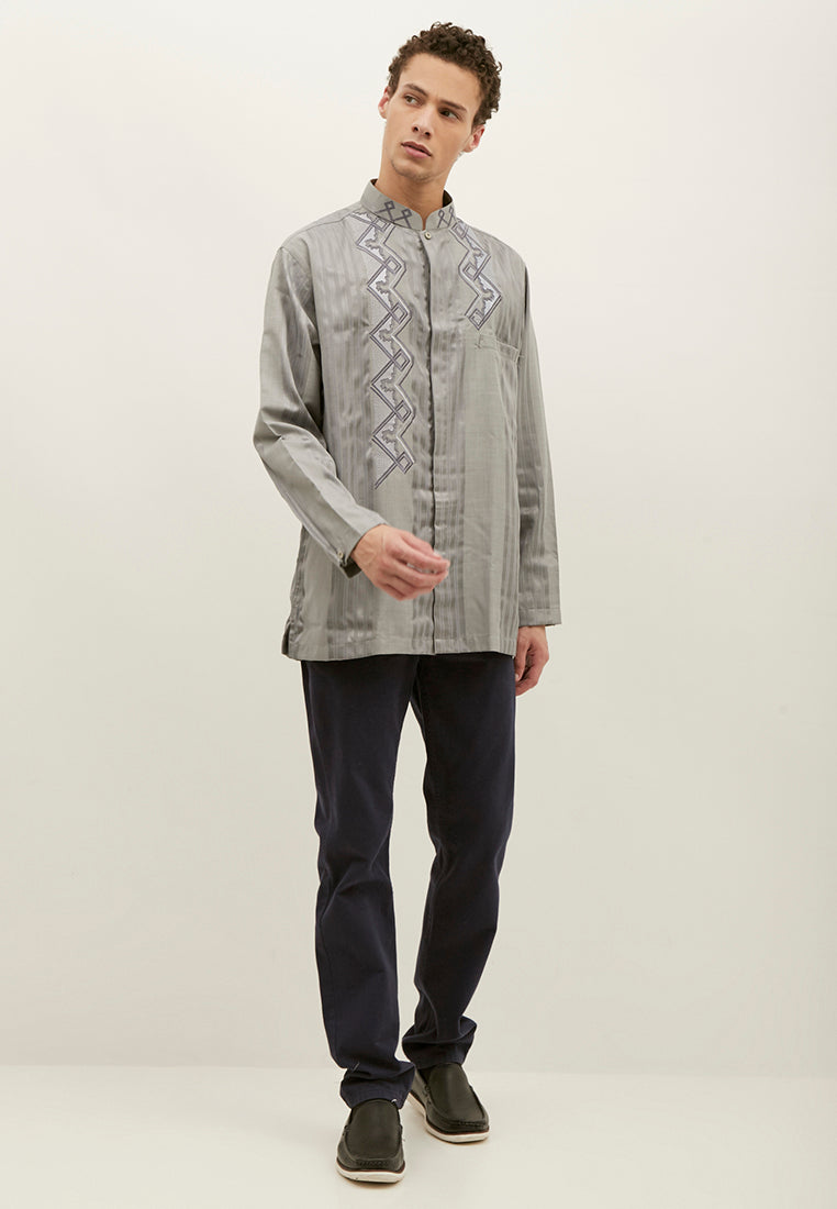 Woffi Man Balkhash Moslem Shirt Grey
